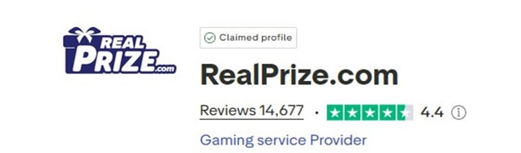 RealPrize Trustpilot
