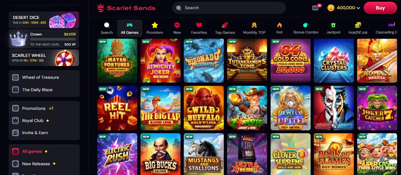 Scarlet Sands Games