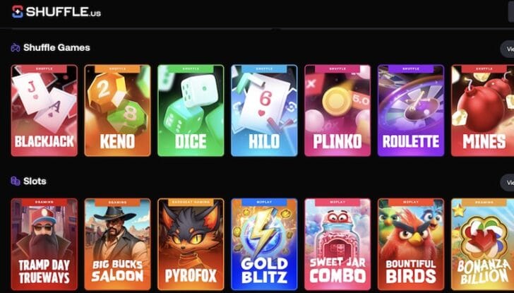 Shuffle.us Games