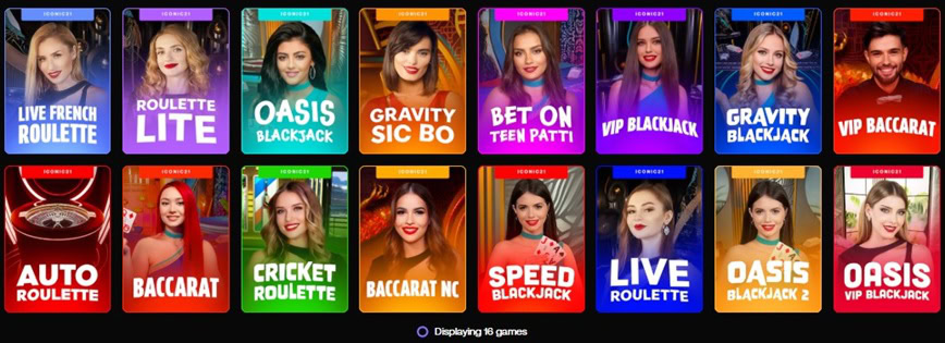 Shuffle.us Live Dealer Games