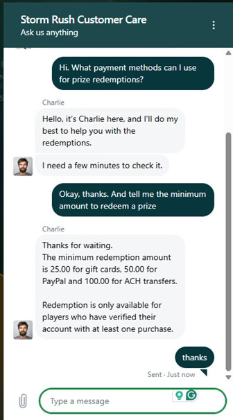 StormRush Support