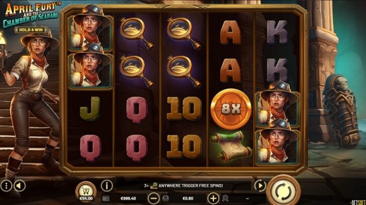 April Fury and the Chamber of Scarabs Slot