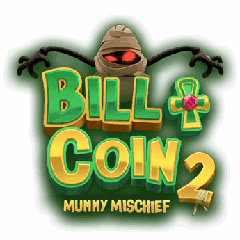 Bill & Coin 2: Mummy Mischief Slot Logo