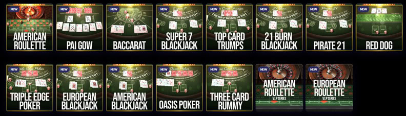 BootyChaser Table Games