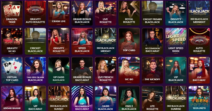 CasinoKai Table Games