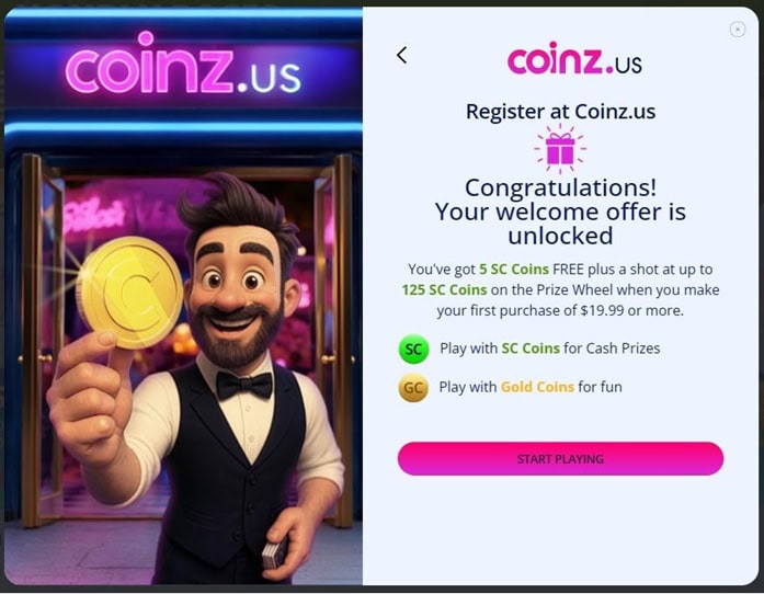 Coinz.us Bonus