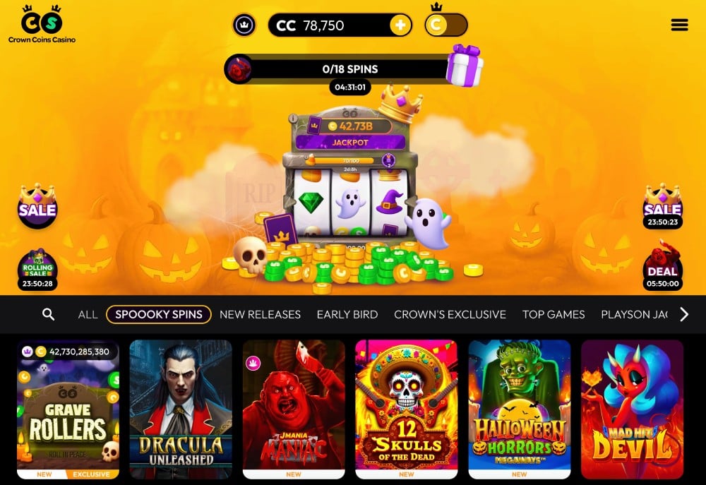 crown coins three weeks of halloween