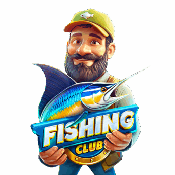 Fishing Club Fish Game Logo