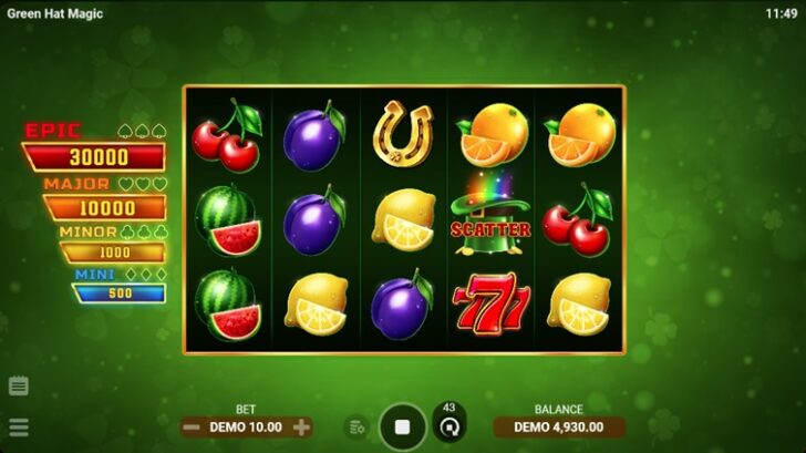 Green Hat Magic Slot