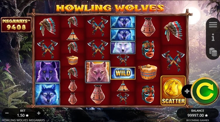 Howling Wolves Megaways Slot