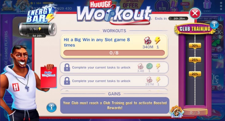 Huuuge Training