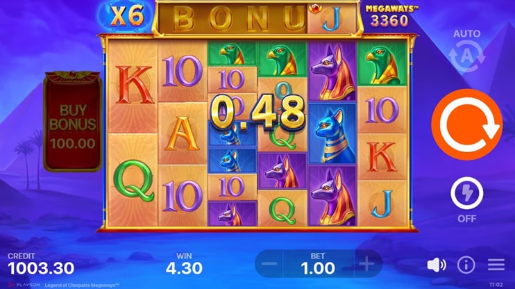 Legend of Cleopatra Megaways Slot