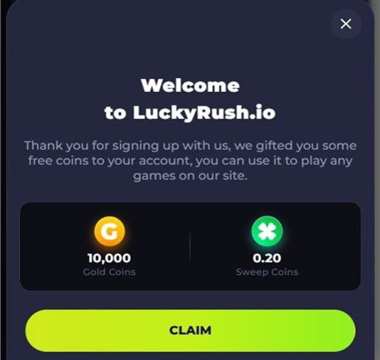 LuckyRush Bonus