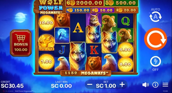 LuckyRush Wolf Power Megaways