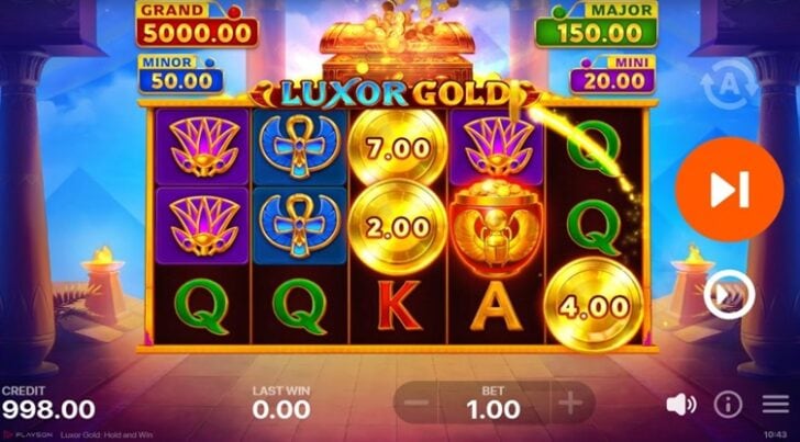 Luxor Gold: Hold and Win Slot