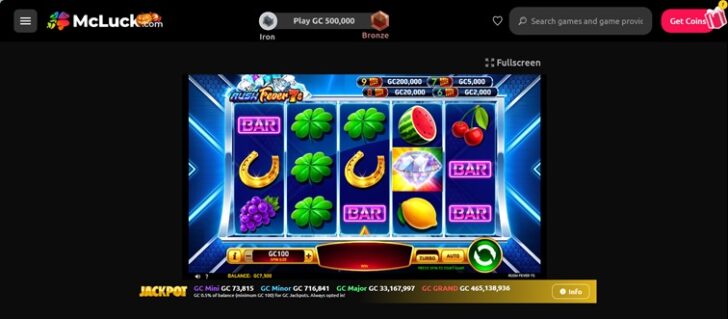 McLuck Rush Fever 7s Game