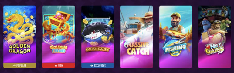 MegaSpinz Fish Games