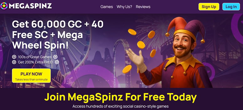 MegaSpinz Homepage