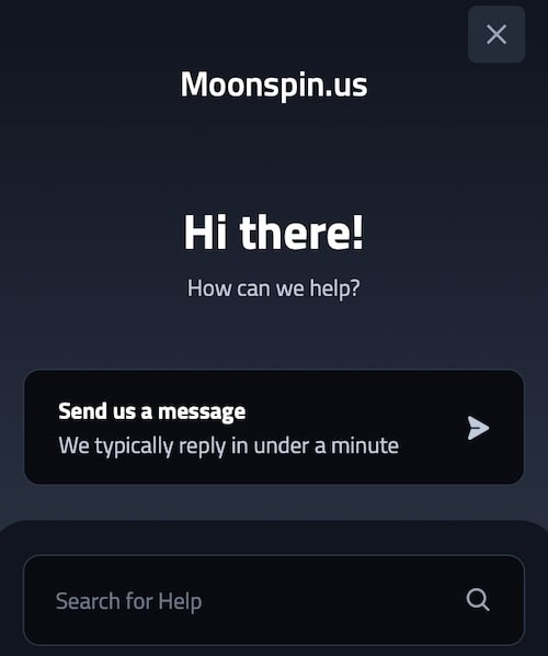 Moonspin Support