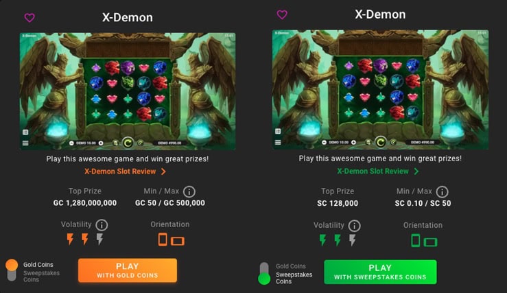 Pulsz Casino Slot Info