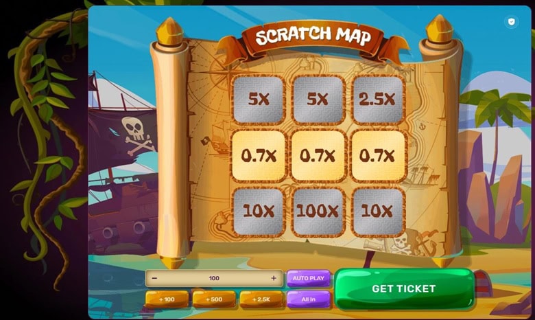 Scratch Map Game