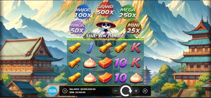 Shaolin Panda Hold and Win Slot