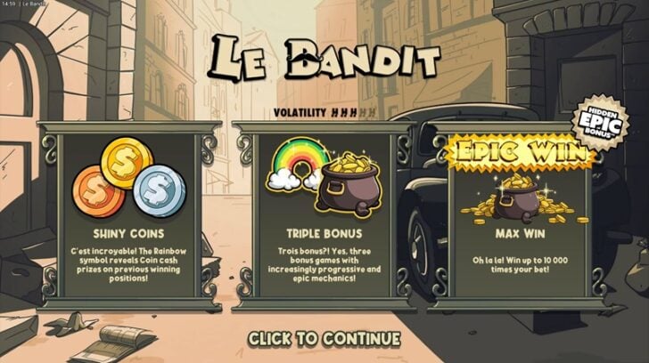 Stake.us Le Bandit Game