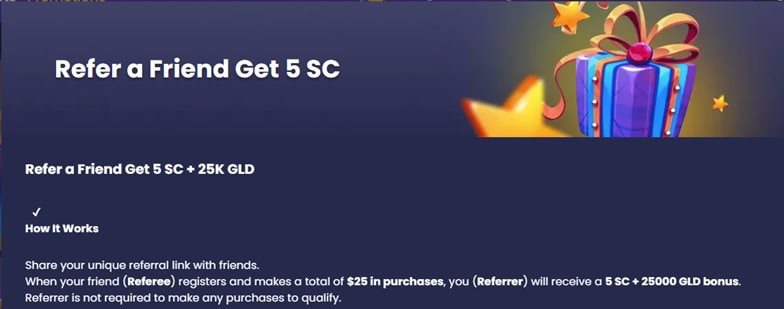 VegasGlory Referral Bonus