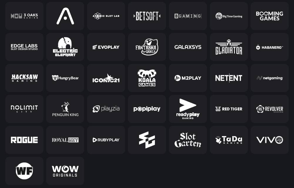 wow vegas gaming providers