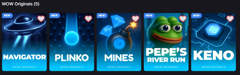 WOW Vegas Originals