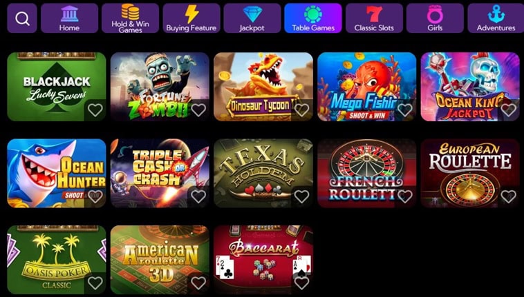 Lavish Luck Table Games