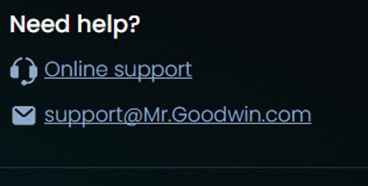 Mr.Goodwin Support