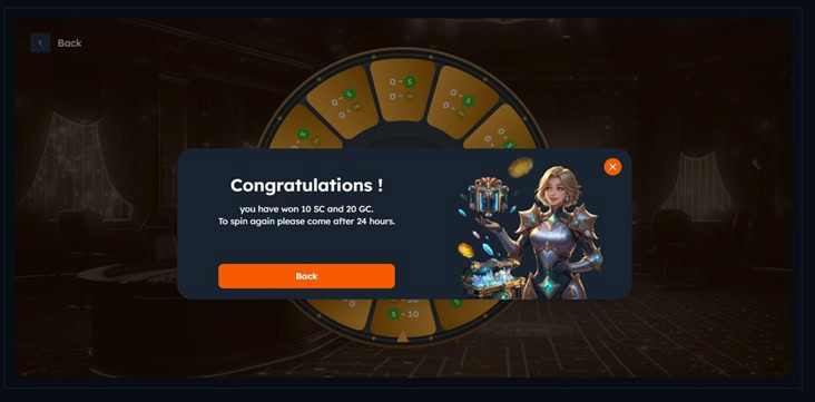 QuestPlay Wheel Bonus