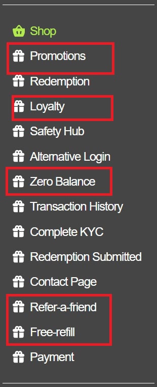 Rainbows End Bonuses