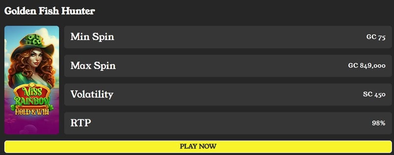 Rainbows End Slot Info