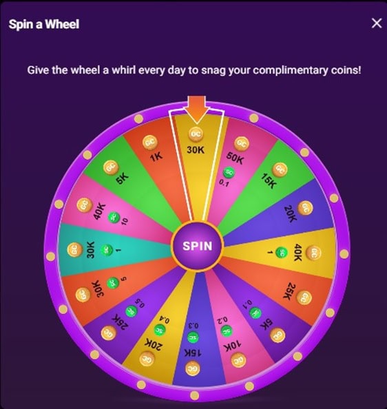 Scoop Wheel Bonus