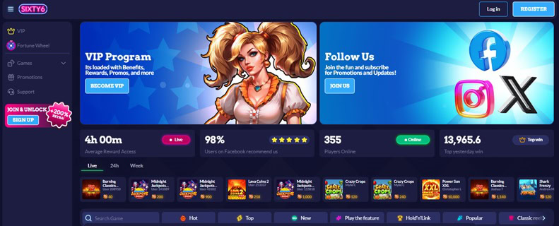 SweepJungle Sister Site - Sixty6