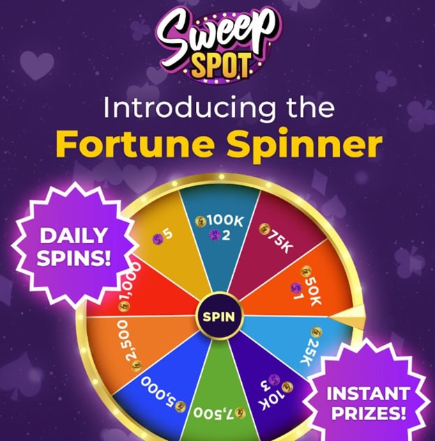 SweepSpot Wheel Bonus