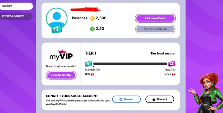 The Win Zone Account