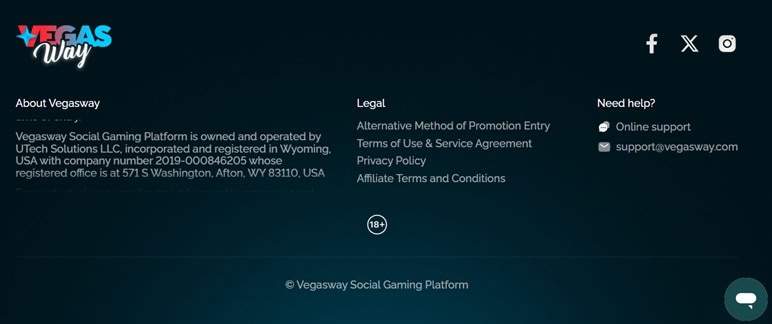 VegasWay Footer
