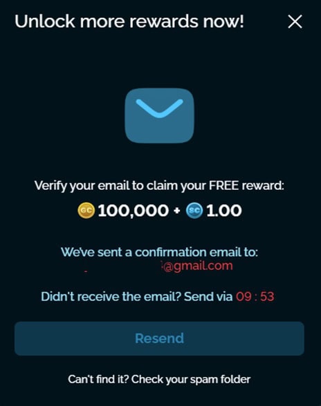 VegasWay Verification Bonus