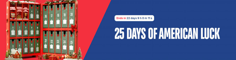 25 days of american luck