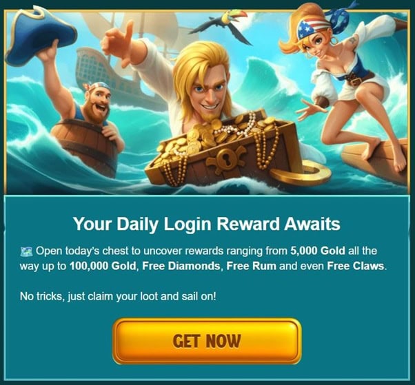 BigPirate Daily Bonus