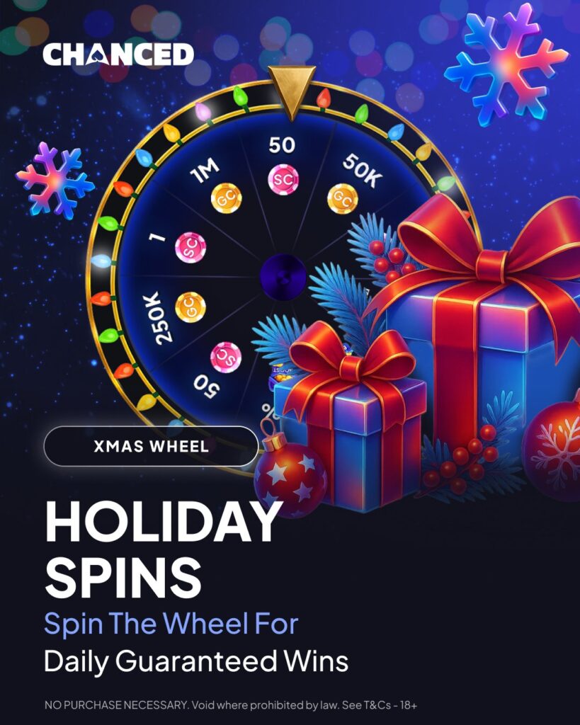 chanced xmas wheel