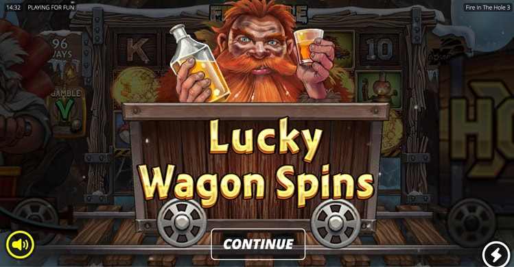 Fire in the Hole 3 Lucky Wagon Spins
