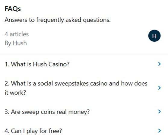 Hush FAQs