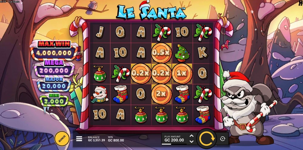 le santa christmas slot