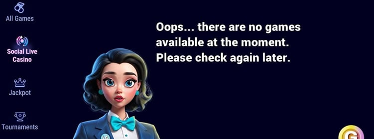 LuckyLand Casino Live Games