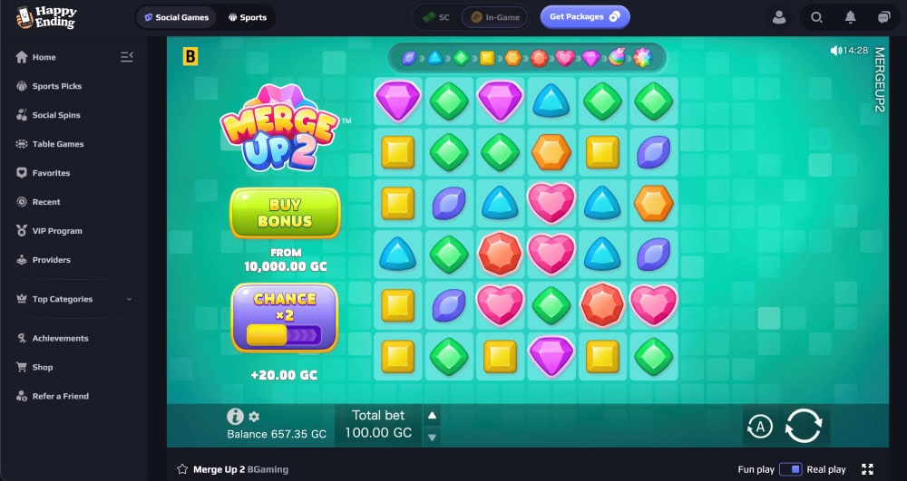 merge up 2 happyending