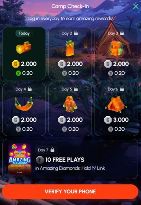 Playtana Daily Bonus